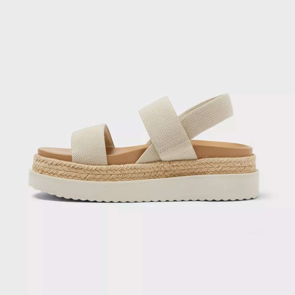 Women's Sandals by Wild Fable Elliot Off White Size 10 New With Tags - Picture 4 of 5